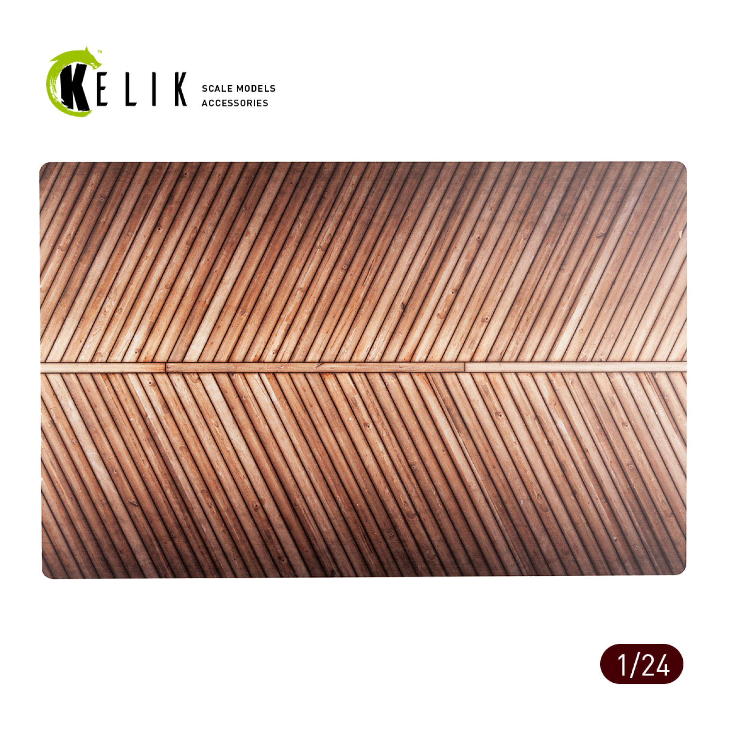 木桥（奥斯特兰桥 1943）- 底座 - 亚克力 3 毫米（280 x 180 毫米）（170 克）