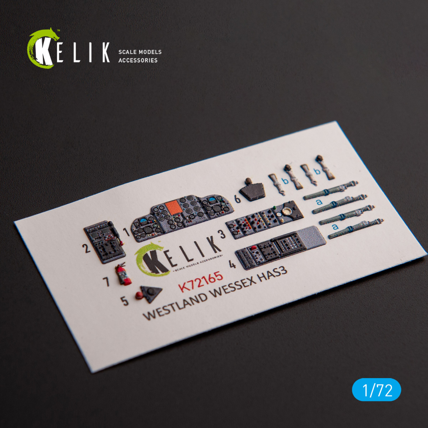 Westland Wessex HAS.3 - Italeri 套件（1/72）专用 3D 内饰贴纸